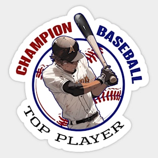 Baseball Champion Player – Anime Sticker Sticker